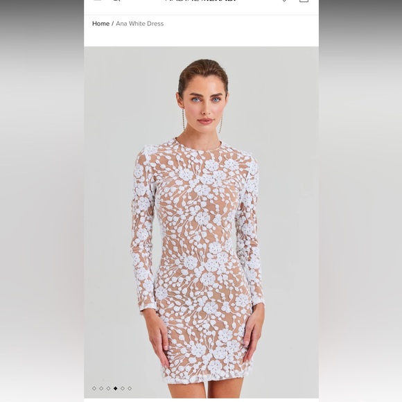 Nadine Merabi white dress - Picture 2 of 3